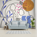 Abstract Axis Modern Wallpaper for Creative Spaces