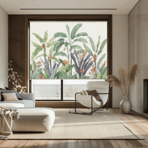 Emerald Canopy Tropical Window Blind