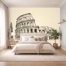 Rome Colosseum Heritage Landmark Wallpaper – Italian Architecture Wall Mural