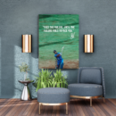 MS Dhoni Inspirational Quote Canvas Art – Cricket Wall Decor