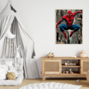 Spiderman Hero Kids Adventure Canvas Art – Superhero Wall Decor