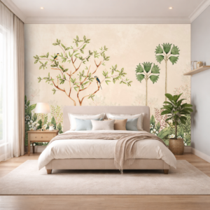 Tropical Tree Birds Chirping Nature Wallpaper